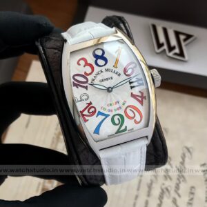 Franck Muller Cintrée Curvex Crazy Hours Color White Dial Automatic Men’s Watch